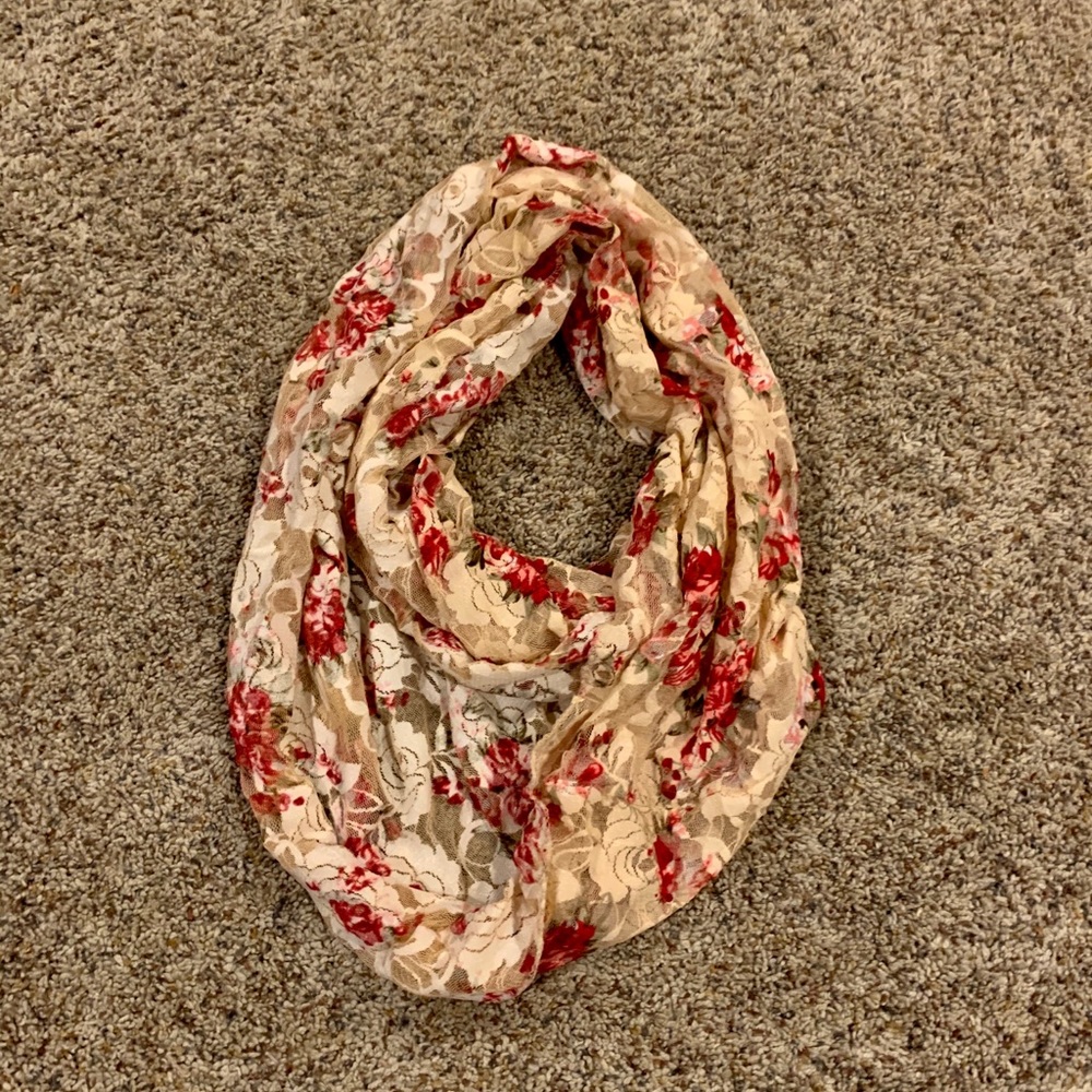 Floral Infinity Scarf